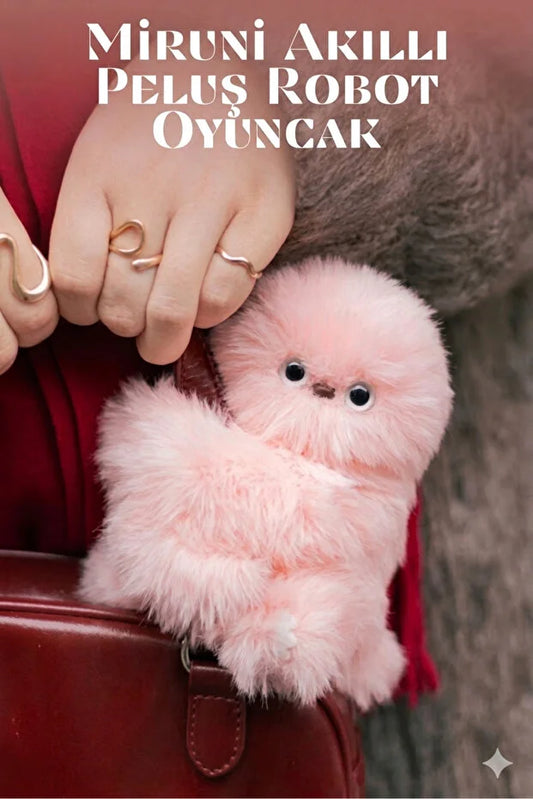 Miruni Akıllı Peluş Robot Oyuncak - Müzikli - Hareketli Kafa - Etkileşimli Sevimli