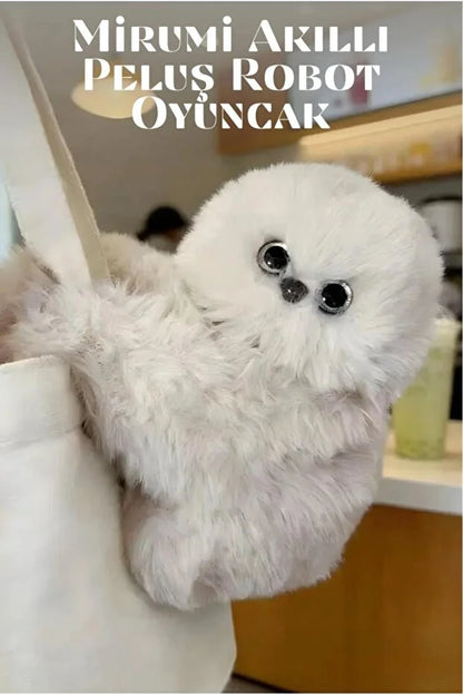 Miruni Akıllı Peluş Robot Oyuncak - Müzikli - Hareketli Kafa - Etkileşimli Sevimli